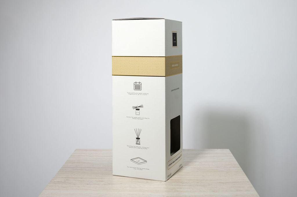 ROSA BLANCO WHITE SQUARE REED DIFFUSER 500ML & 1000ML