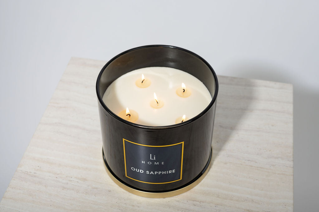 Oud Sapphire - 3 Wick Luxury Candle 1kg