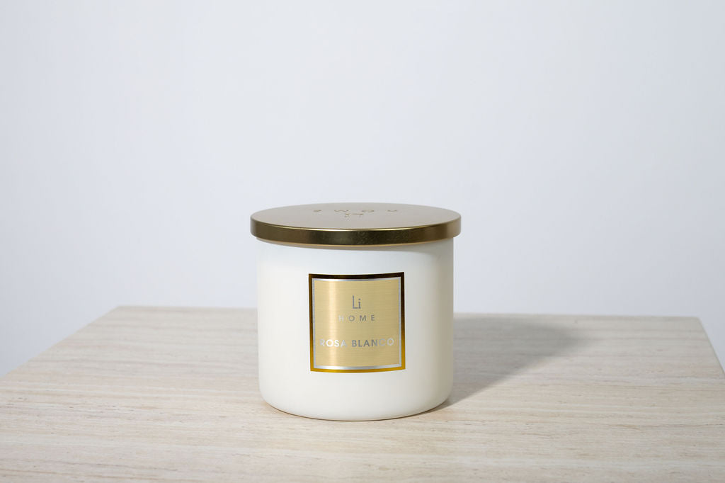 Rosa Blanco - 3 Wick Luxury Candle 1kg