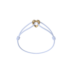 Golden Heart Cord Bracelet