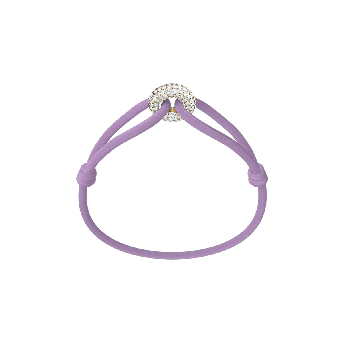 Golden Soho Pavé Cord Bracelet