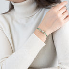 Mini Silver Soho Diamond Cord Bracelet