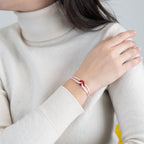 Coral Soho Cord Bracelet