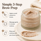 Exfoliating Brow Scrub – Natural Pre-Treatment for Henna & Tint