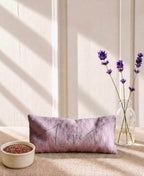 Love Embroidered Linen and Lavender Eye Pillow