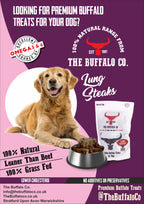 Buffalo Lung Steaks - Dog Treats