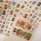 Hello Claws | World Famous Paintings Nail Deco Sticker