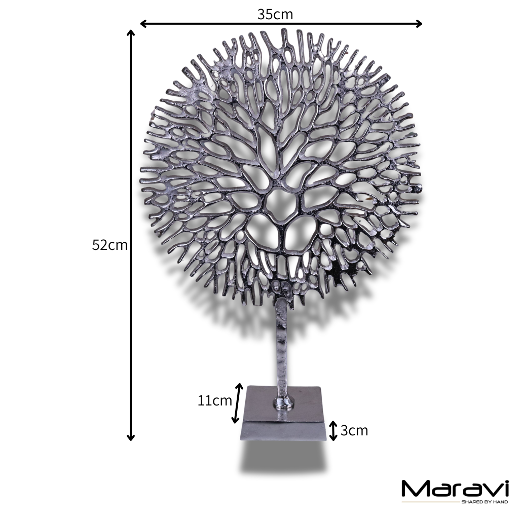 Lolam Metal Coral Sculpture 52cm