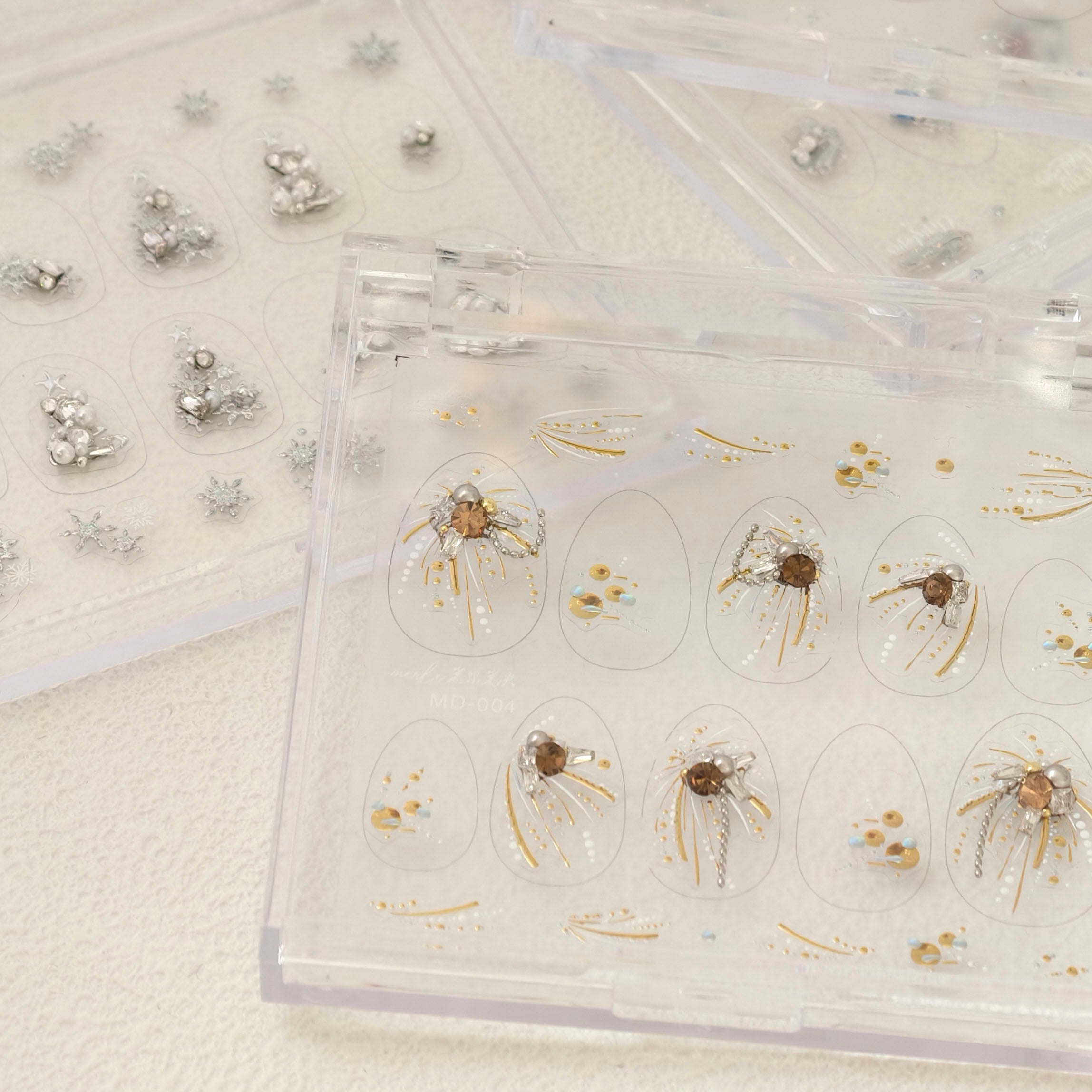 Hello Claws | Gold Firework Nail Deco Sticker