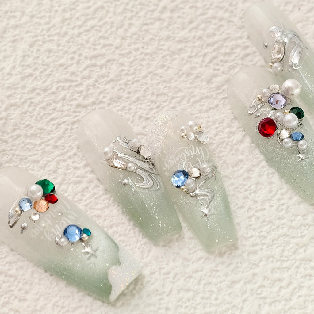 Hello Claws | Merry Christmas Tree Nail Deco Sticker