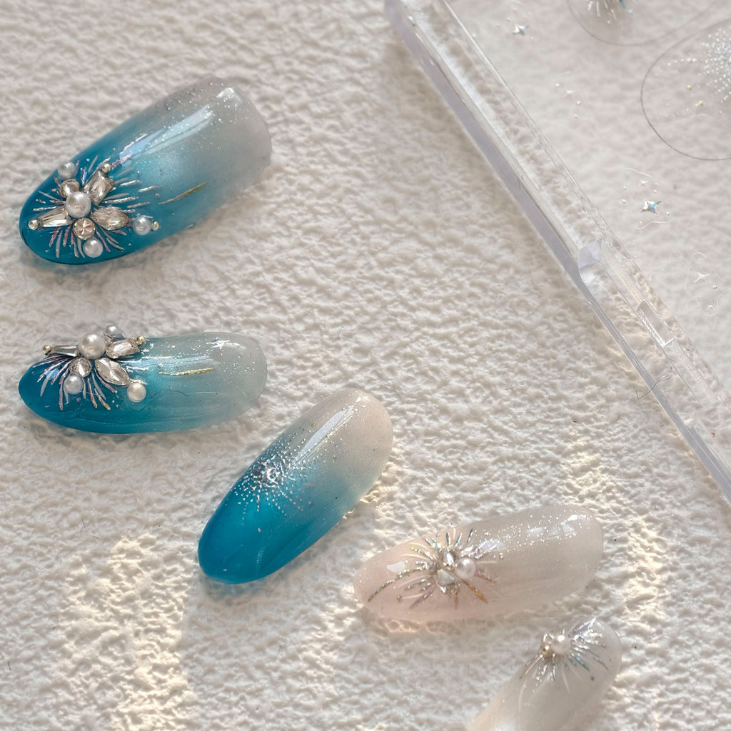 Hello Claws | Pink Firework Nail Deco Sticker
