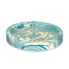 Trinket Dish - Teal Marble