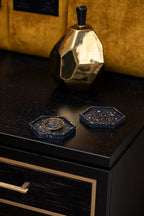 Hexagon Coasters - Black & White