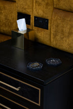 Hexagon Coasters - Black & White
