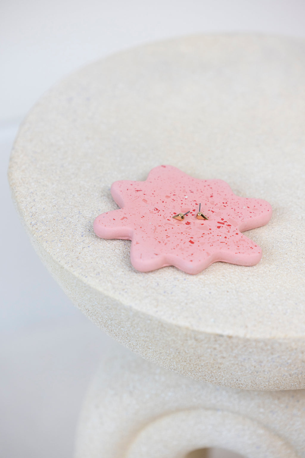 Splodge Coaster - Baby Pink