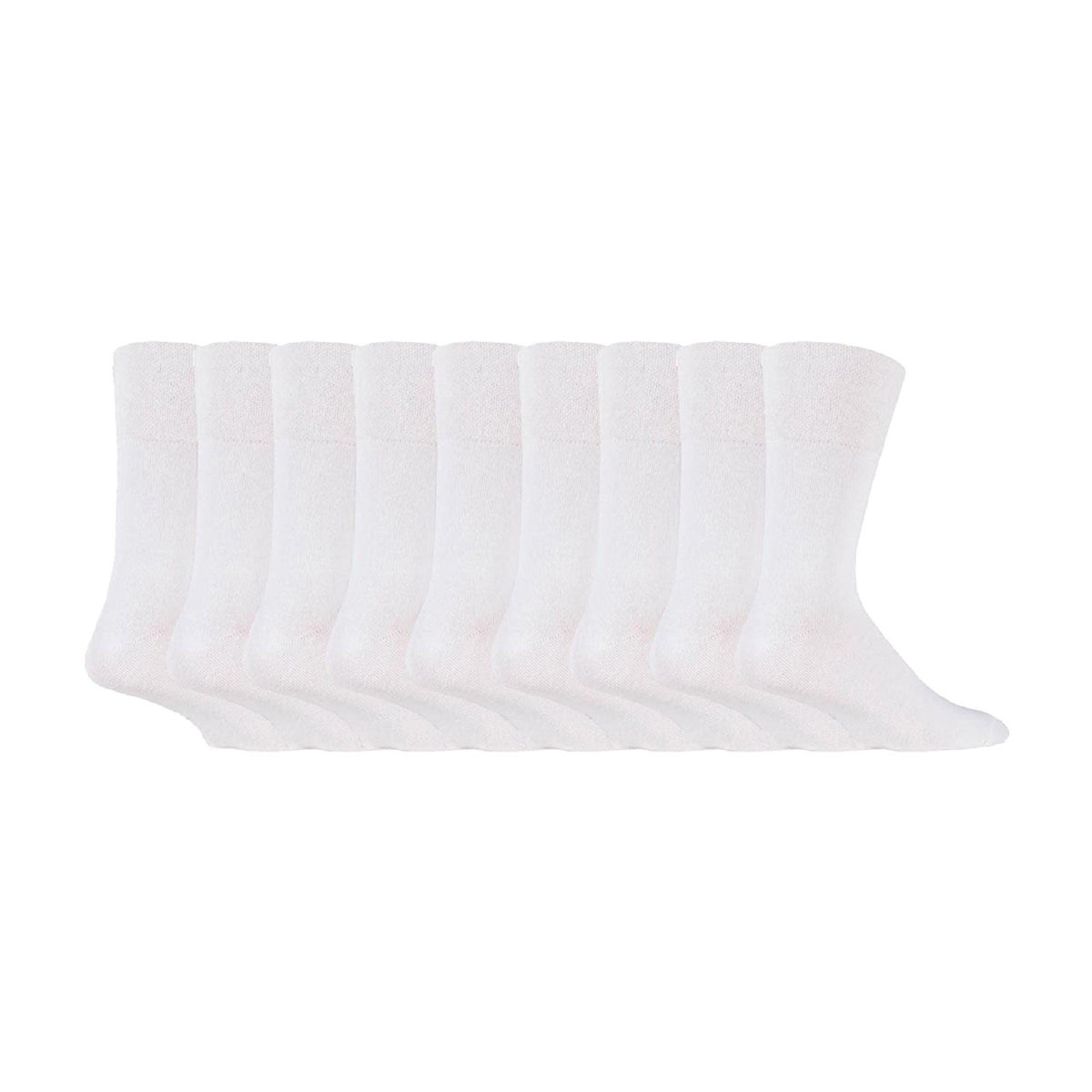 9 Pairs  NON ELASTIC Cotton Mens Socks with Loose Top