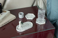 Hexagon Coasters - Grey Marble