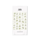 Hello Claws | Silver Green Christmas Tree Nail Deco Sticker