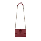 Midi Marylebone, Burgundy Clutch Bag