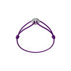 Mini Silver Soho Diamond Cord Bracelet