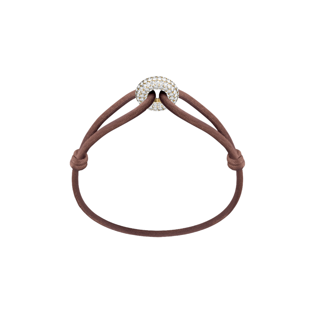 Golden Soho Pavé Cord Bracelet