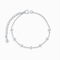 Moissanite Bracelet in Sterling Silver