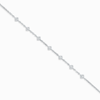 Moissanite Bracelet in Sterling Silver