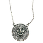 La Bocca della Verità Pendant Necklace – Handmade Sterling Silver 925 – Mouth of Truth