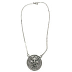 La Bocca della Verità Pendant Necklace – Handmade Sterling Silver 925 – Mouth of Truth