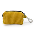 Mustard Yellow Corduroy Poop Bag/Treat Holder