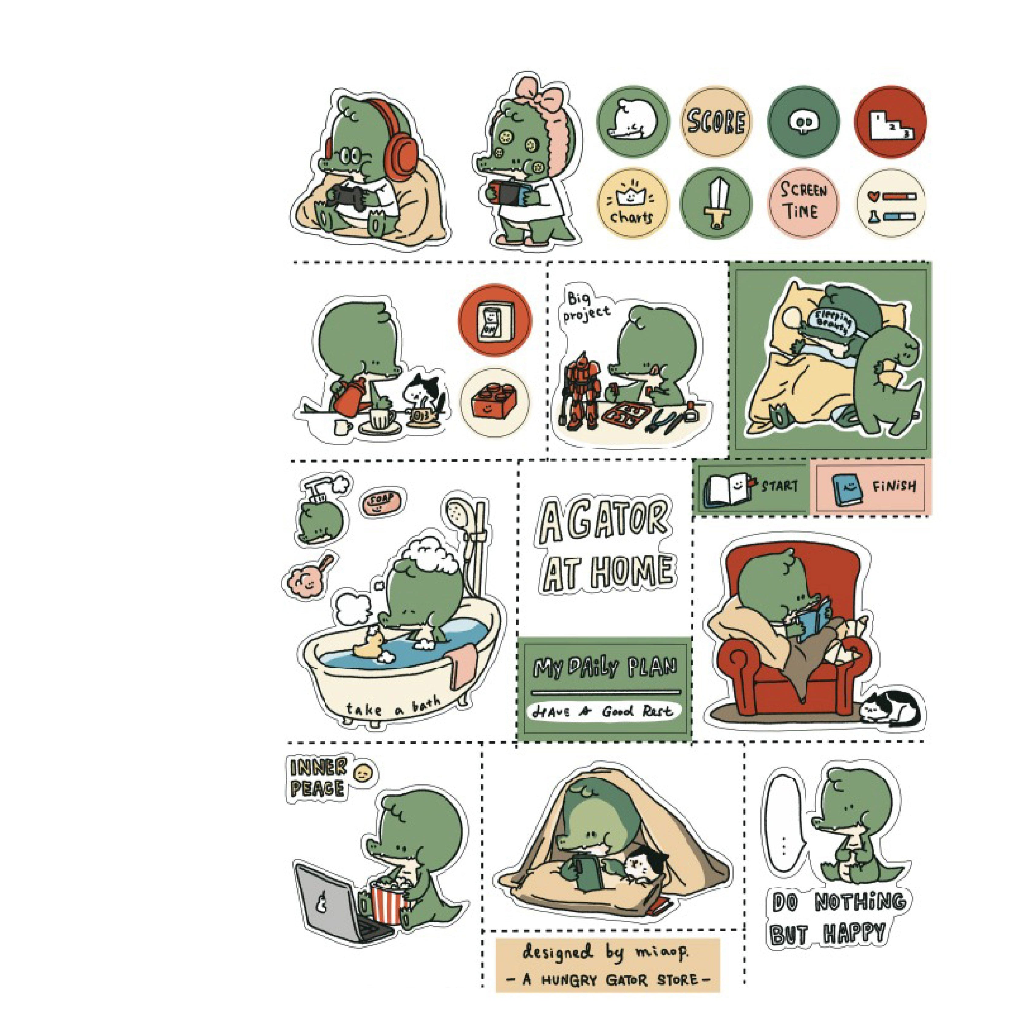 A Gator Life | My Daily Plan Sticker