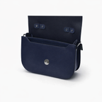 Aura Handmade Leather Bag - Navy Blue
