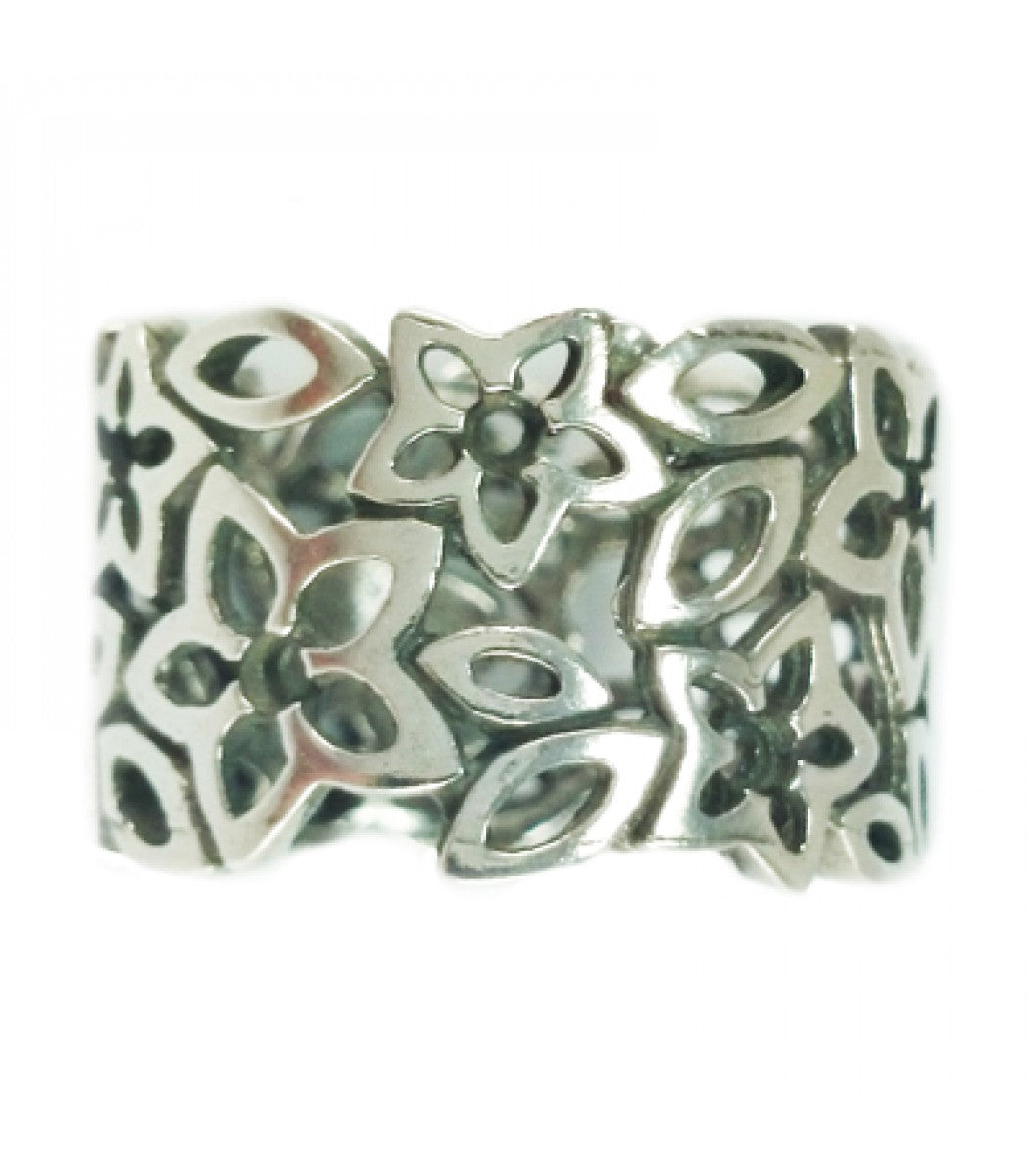 Silver Steed Filigree Ring 2