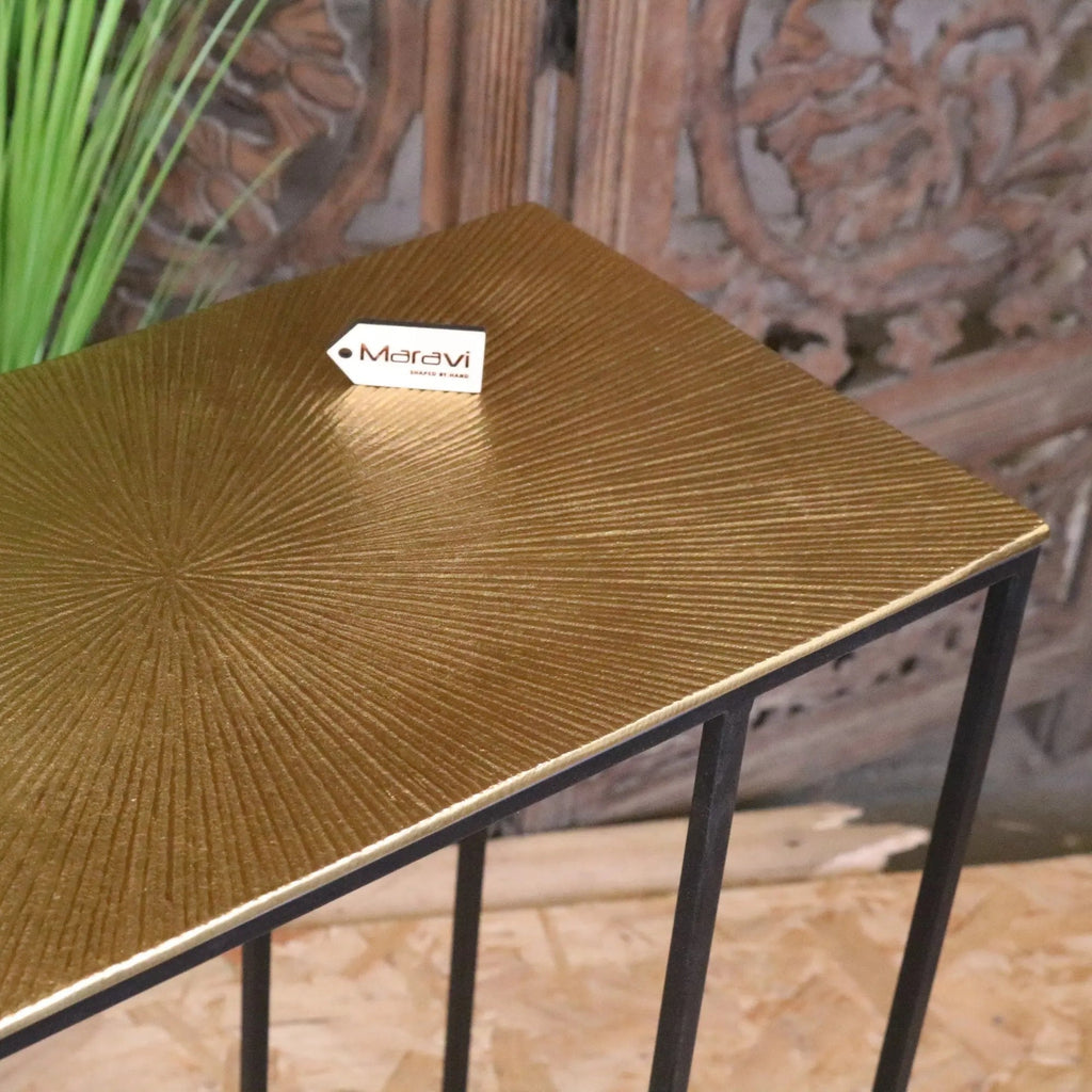 Nalora Gold Sofa Table