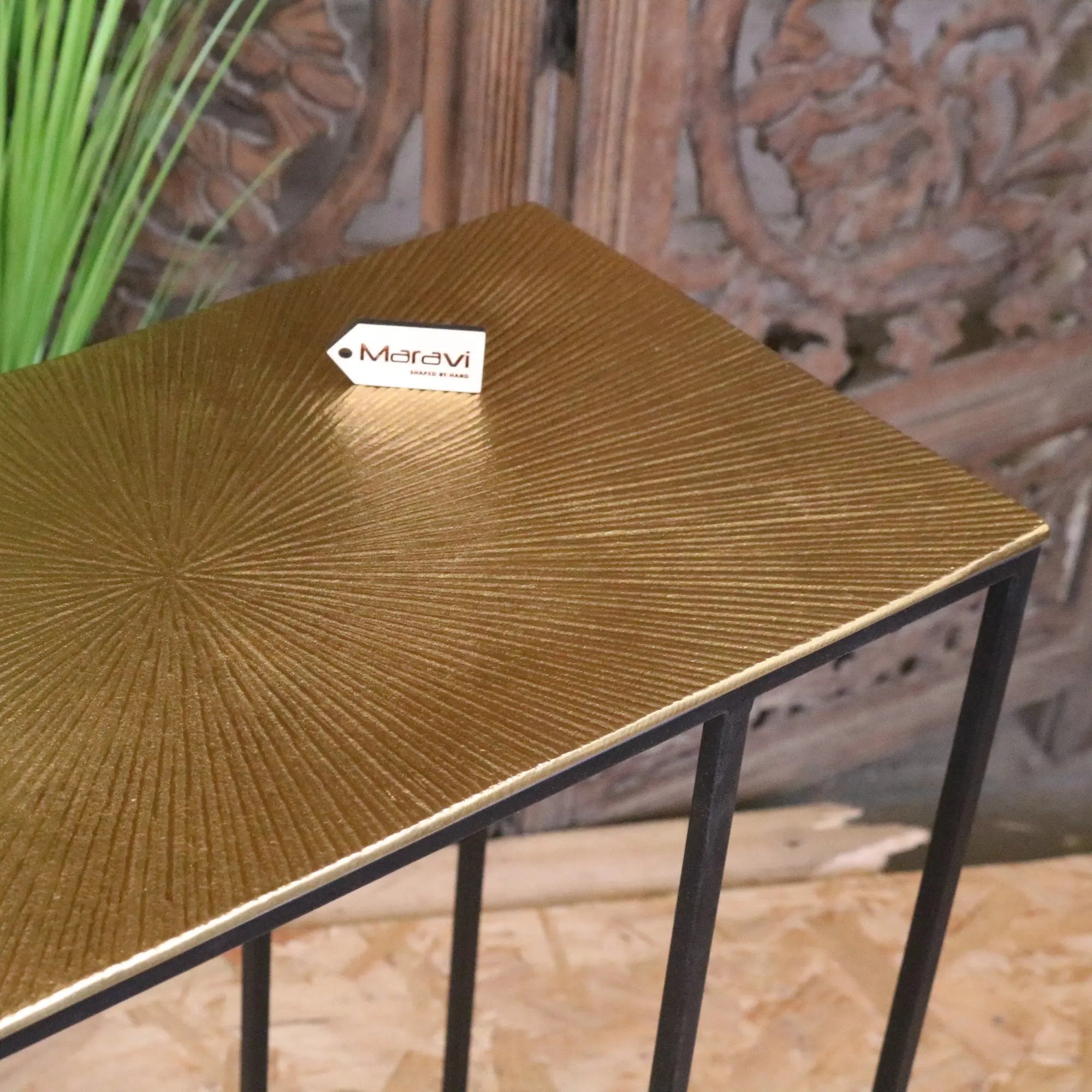 Nalora Gold Sofa Table