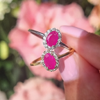 Ruby Ring in Sterling Silver