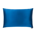 Navy Blue Silk Pillowcase - Standard