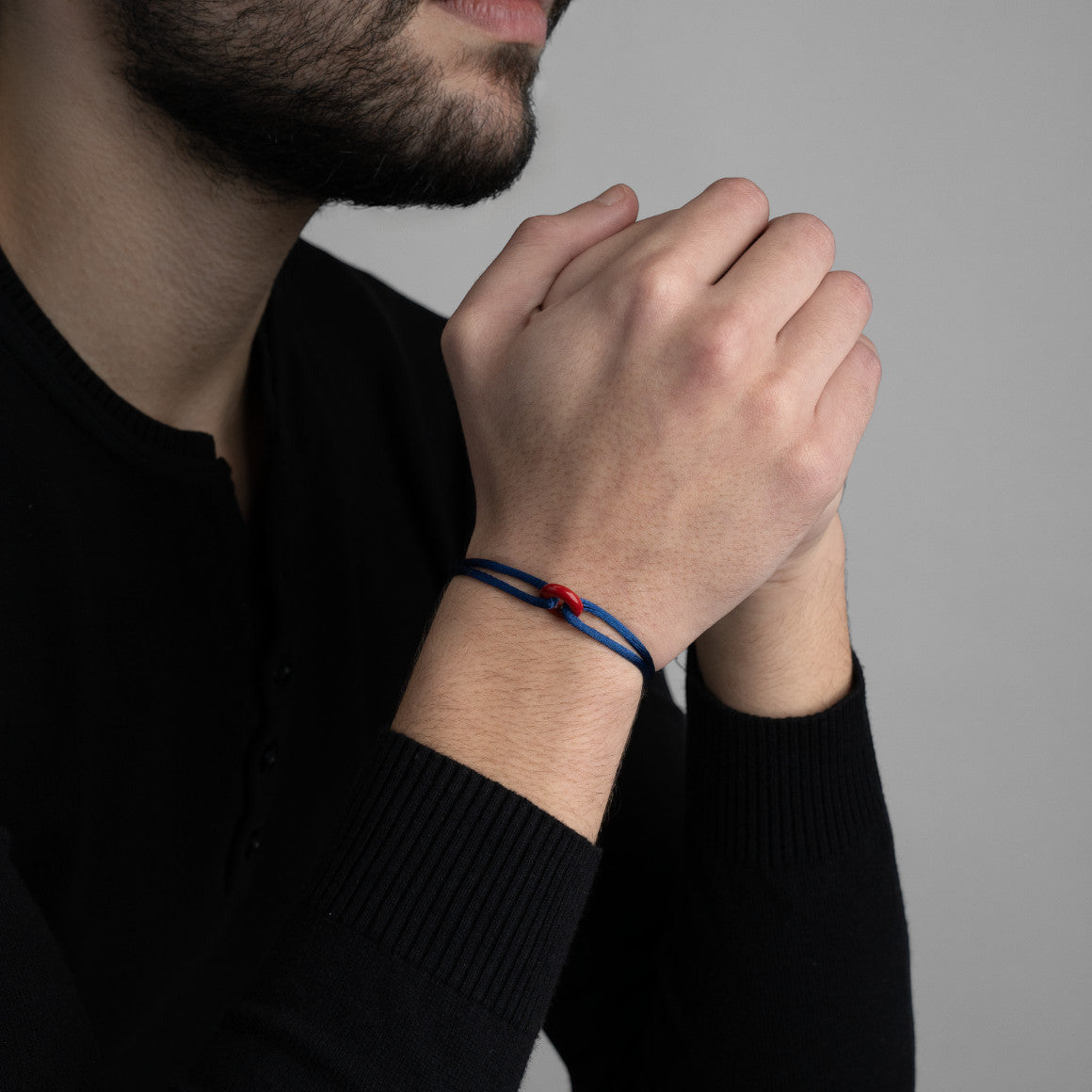 Coral Soho Cord Bracelet