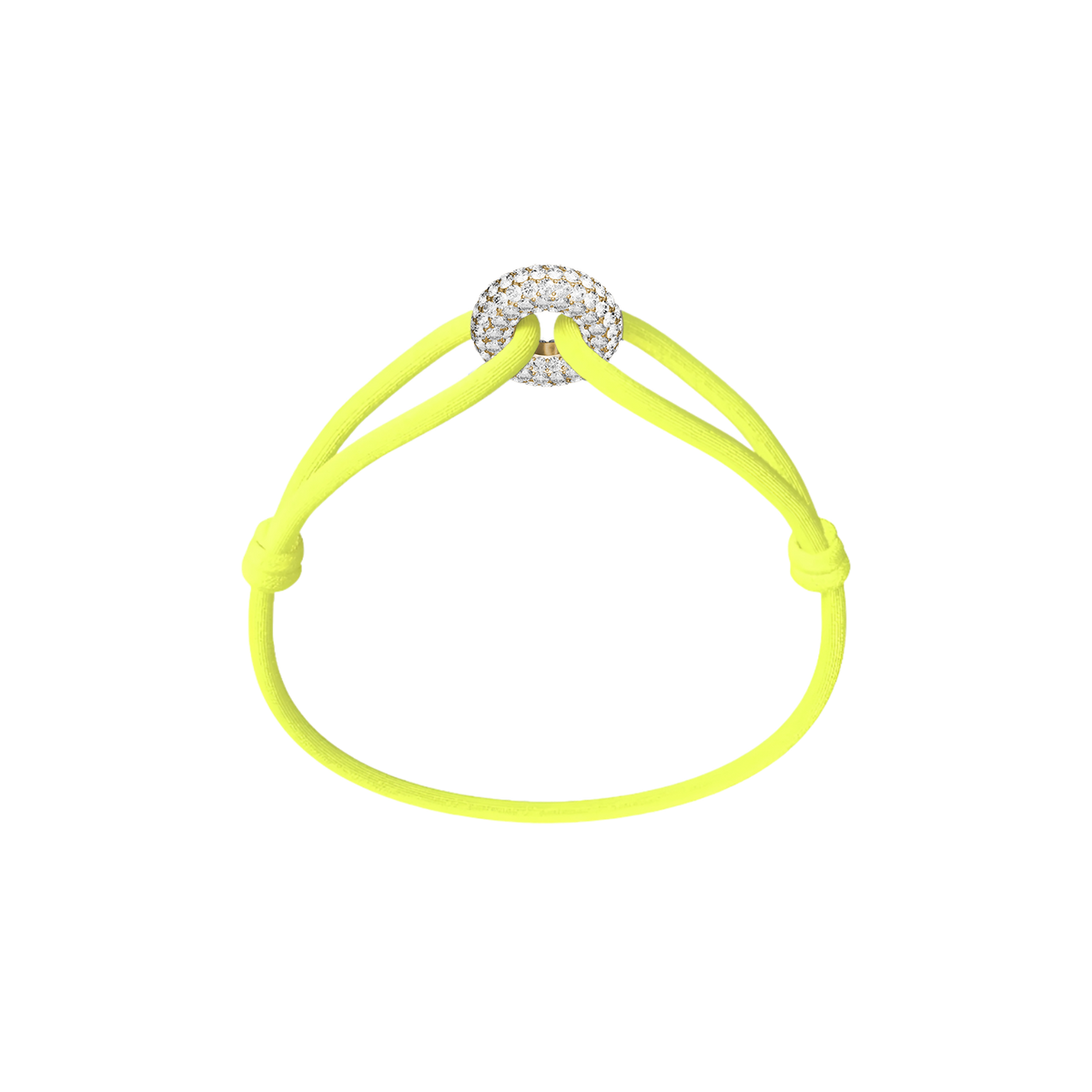 Golden Soho Pavé Cord Bracelet