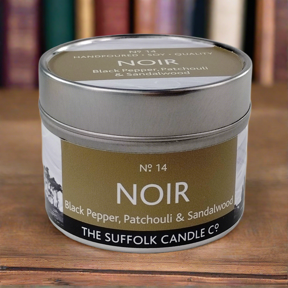 NOIR - Black Pepper, Patchouli and Sandalwood - handmade soy candle - 100g