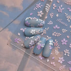 Hello Claws | Embroidery Plant Nail Deco Sticker