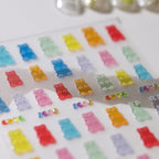 Hello Claws | Candy Bear Jelly Nail Deco Sticker