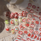 Hello Claws | Red Apple 3D Nail Deco Sticker