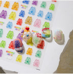 Hello Claws | Candy Bear Jelly Nail Deco Sticker