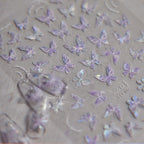Hello Claws | Crystal Butterfly 5D Nail Deco Sticker