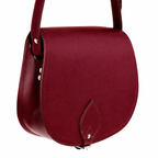 Handmade Leather Saddle Bag - Oxblood