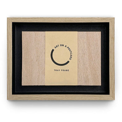 Handmade Obeche Wood Tray Frame (A6)
