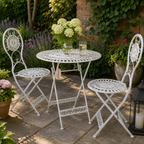 Odal 3 Piece Oval Garden Table and Chairs