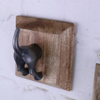 Odhari Dog Tail Hooks Set of 2 Antique Silver or Gold