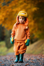 Organic Cotton Tracksuit - Burnt Orange